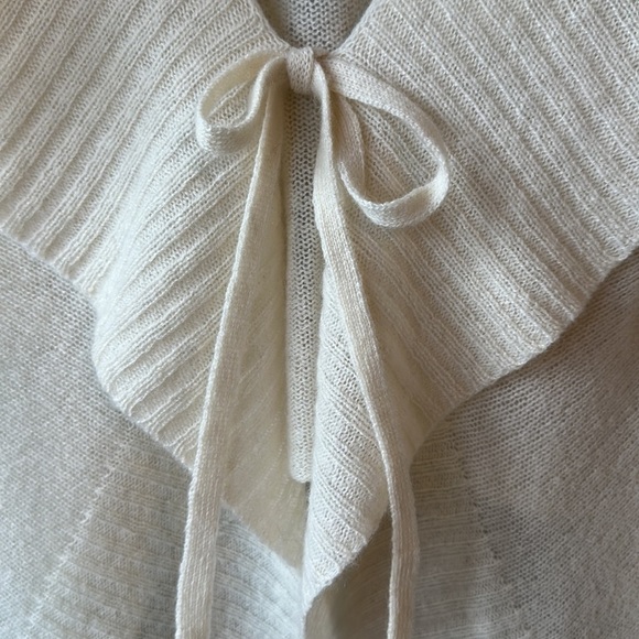 Banana Republic Tie Front Waterfall Cardigan Sweater Size Small - Picture 3 of 10